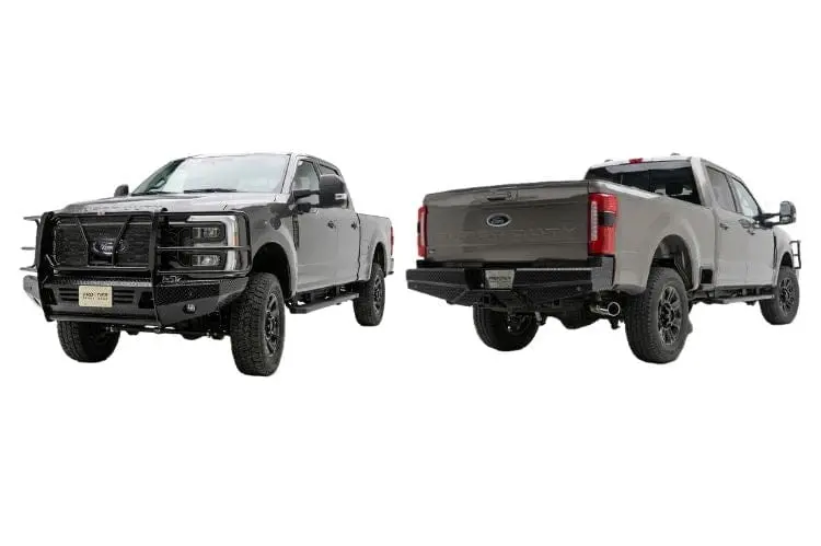 2023 Ford F250 Superduty Workhorse Kit - Frontier Truck Gear Aftermarket Front + Rear Bumpers 1