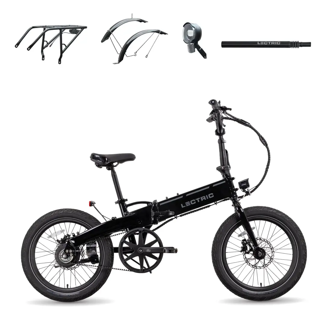 Xp Lite2 Jw Black Long-Range + Free Rear Rack, Fenders, Elite Headlight, Suspension Seat Post ($346 Value) 1